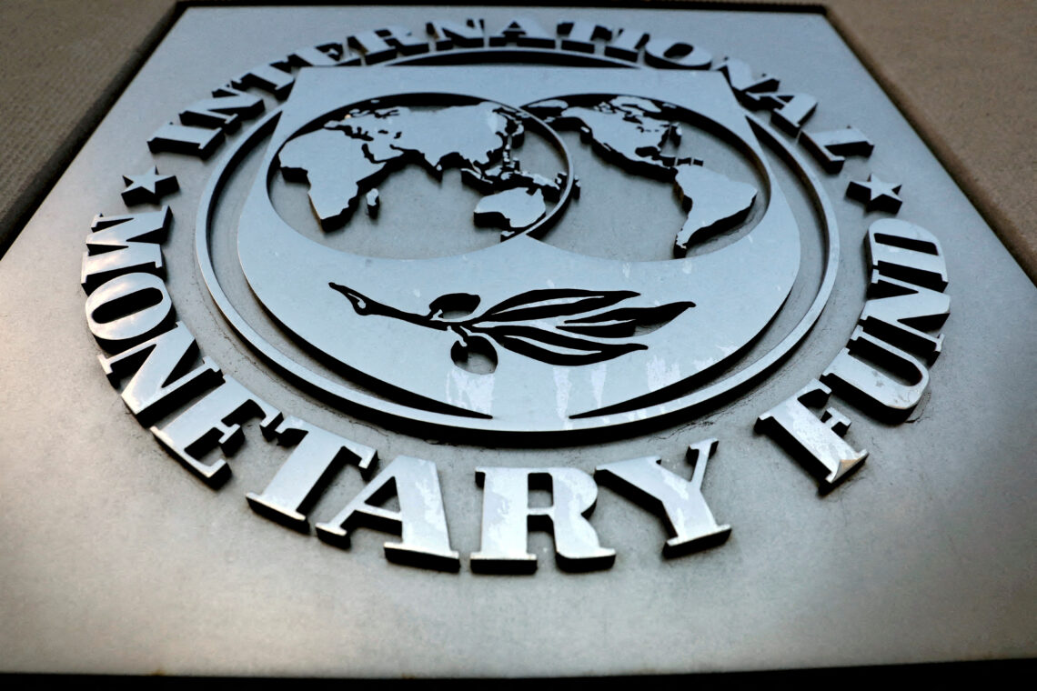 Photo d'archives du logo du Fonds monétaire international (FMI). /Photo prise le 4 septembre 2018 à Washington, Etats-Unis/REUTERS/Yuri Gripas
