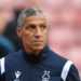 Nottingham Forest manager, Chris Hughton looking dejected after his sides third defeat in the league during the Sky Bet Championship match between Stoke City and Nottingham Forest at the Bet365 Stadium, Stoke-on-Trent, UK, on 21st August 2021. (Photo by Jon Hobley/MI News/NurPhoto via Getty Images)