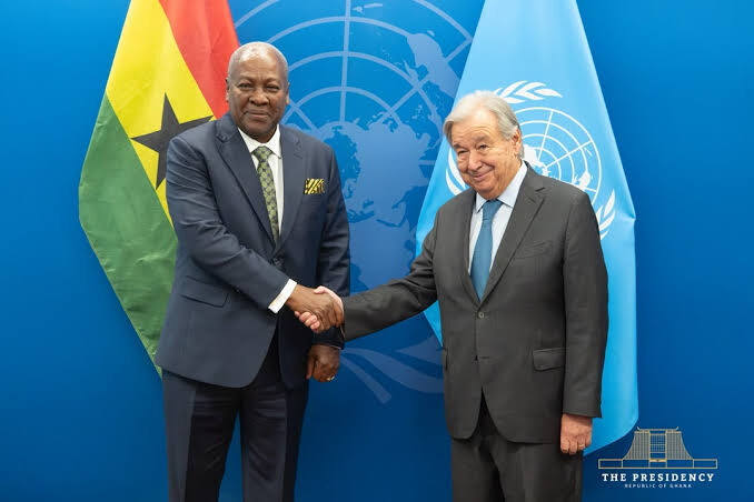 Guterres Backs Mahama and African Union Push for Reparatory Justice
