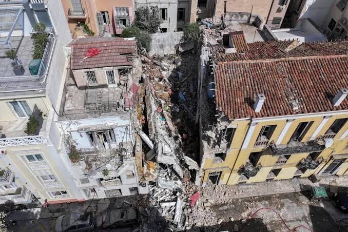 Five Missing After Explosion Collapses Building in Historic Central Athens